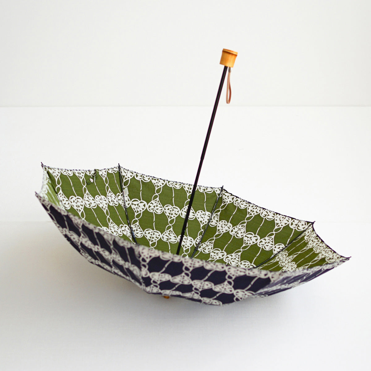 伊砂文様 折りたたみ傘 50cm 8本骨