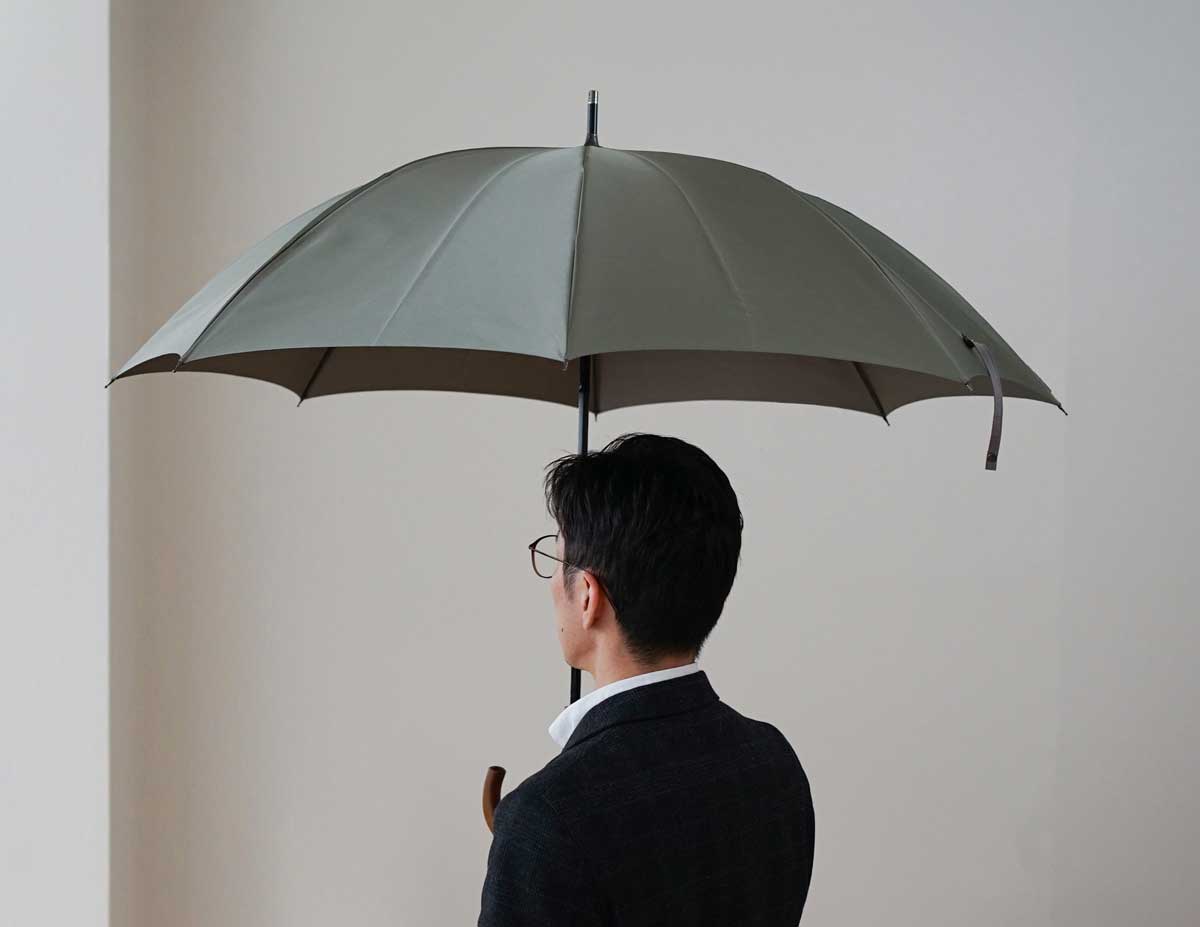 長傘 メンズ 雨傘 傘骨と中棒
