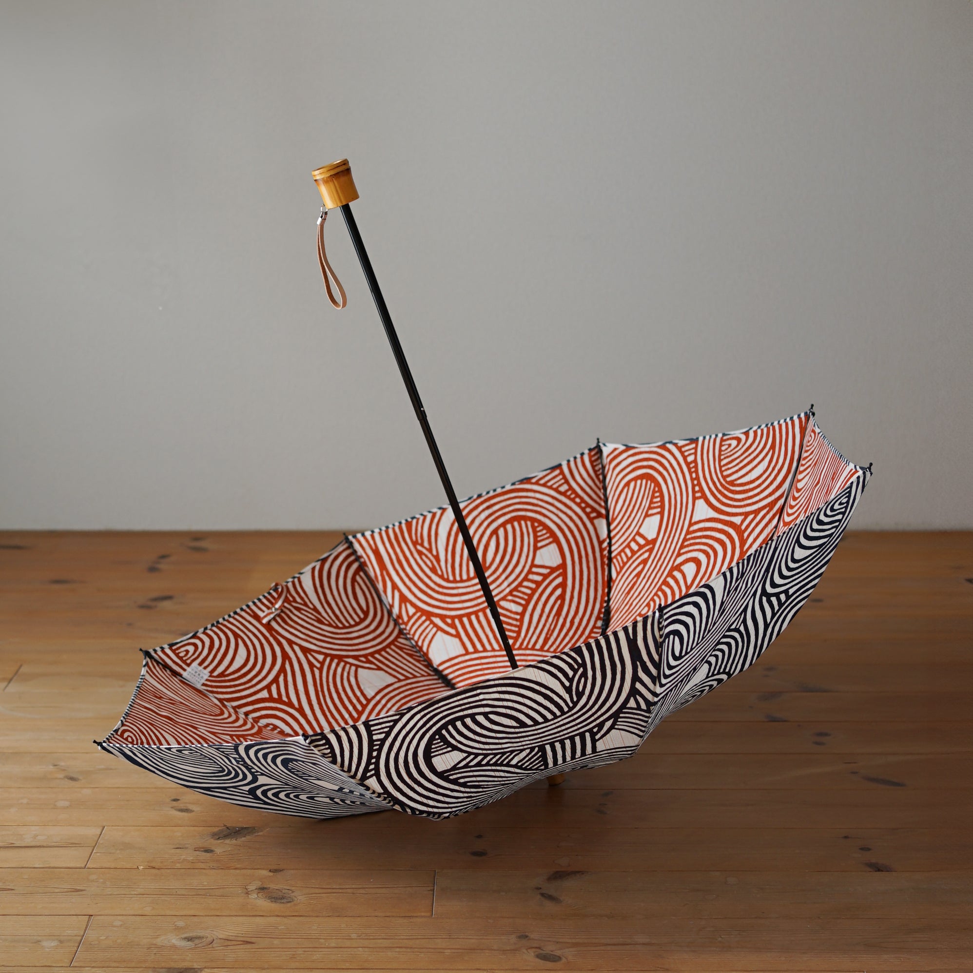 伊砂文様　折りたたみ傘　50cm　8本骨