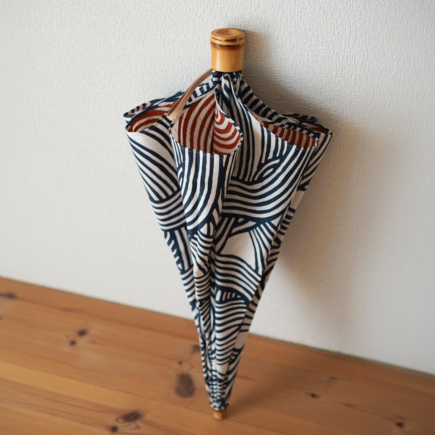 伊砂文様　折りたたみ傘　50cm　8本骨