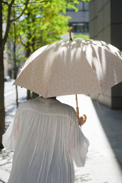 フリンジドットシェード 長傘 50cm 8本骨