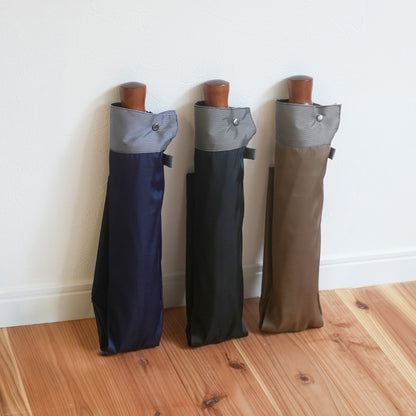 裏縞 折りたたみ傘 60cm 10本骨