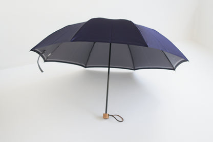 裏縞 折りたたみ傘 55cm 8本骨