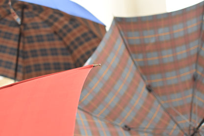 [Best Price] Plaid Long Umbrella 60cm 8 Ribs