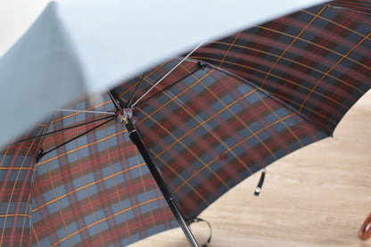 [Best Price] Plaid Long Umbrella 60cm 8 Ribs