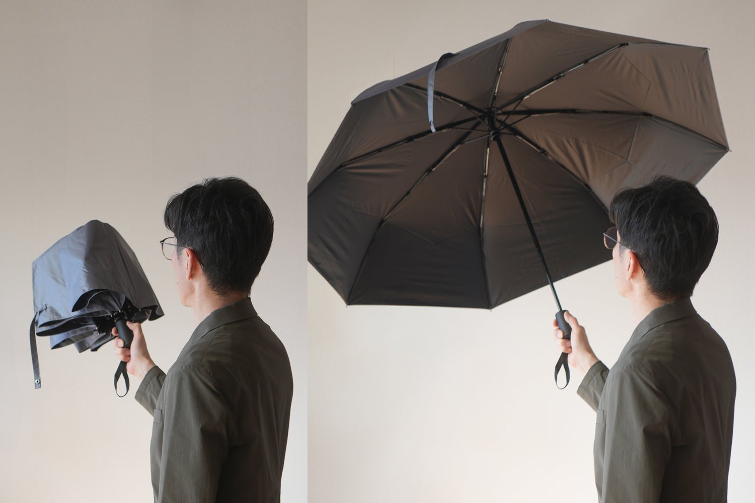晴雨兼用 自動開閉傘 65cm