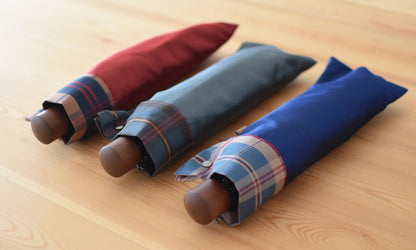 [Best Price] Plaid Folding Umbrella 55cm 8 Ribs