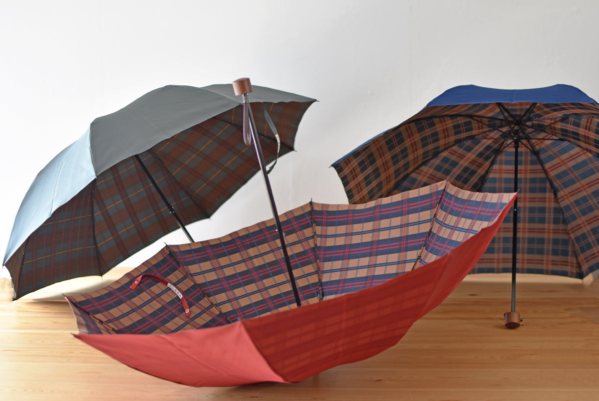 [Best Price] Plaid Folding Umbrella 55cm 8 Ribs