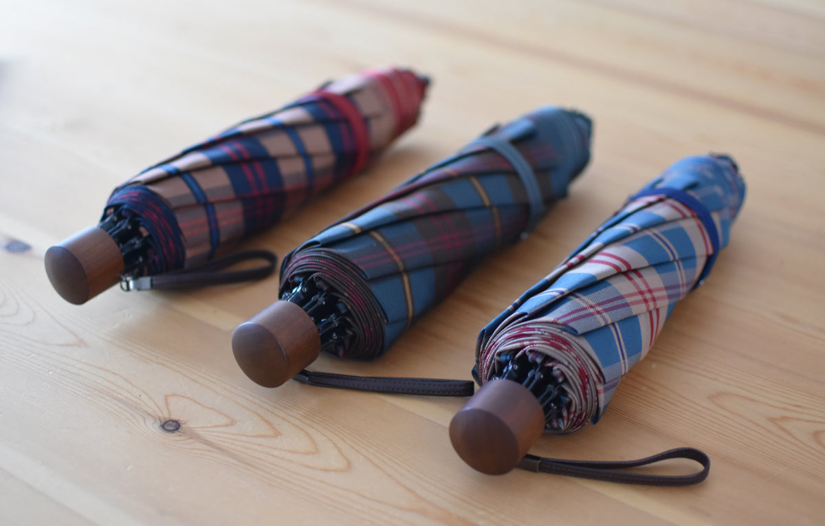 [Best Price] Plaid Folding Umbrella 55cm 8 Ribs