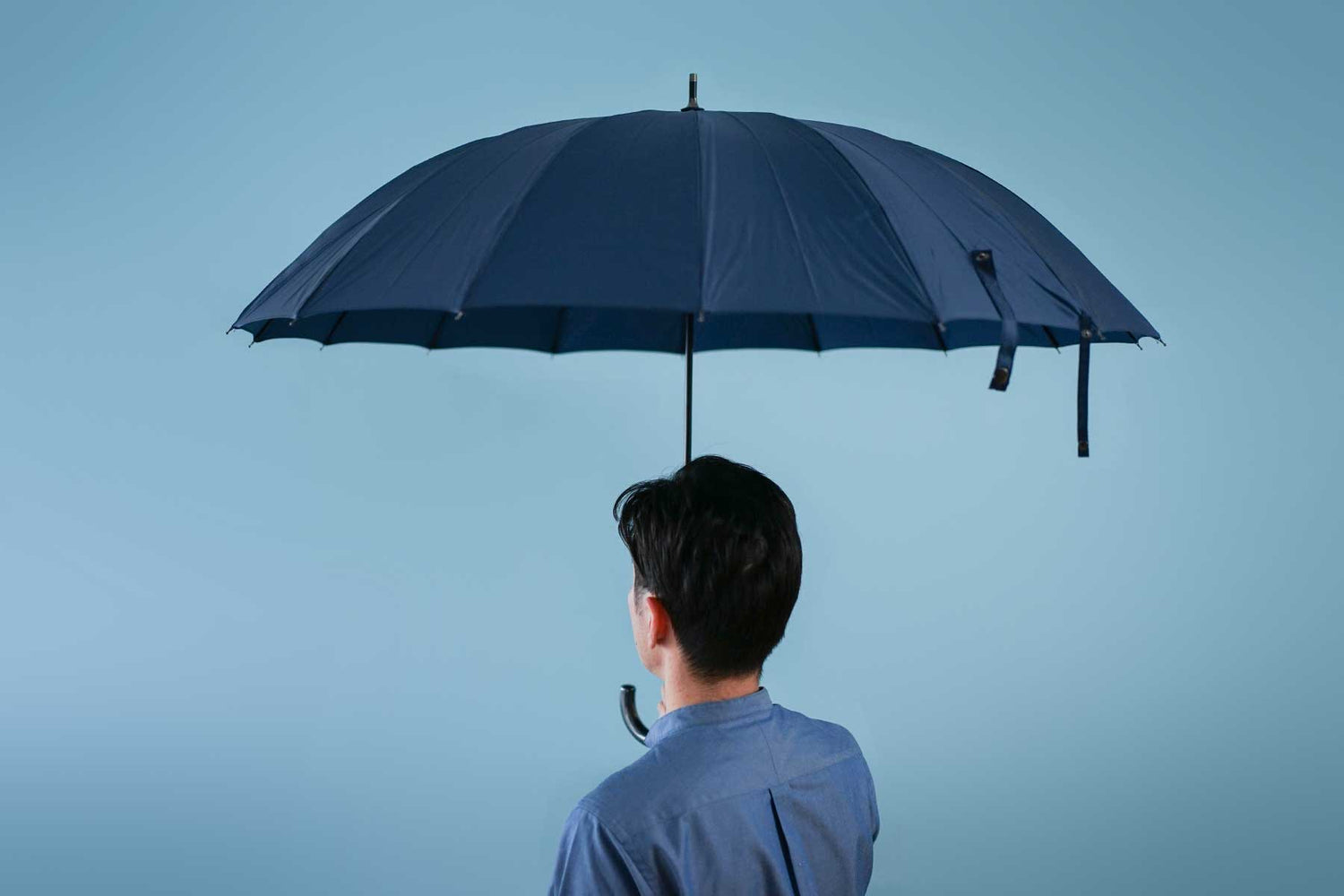 Long umbrella, one-touch, 65cm, 16 ribs