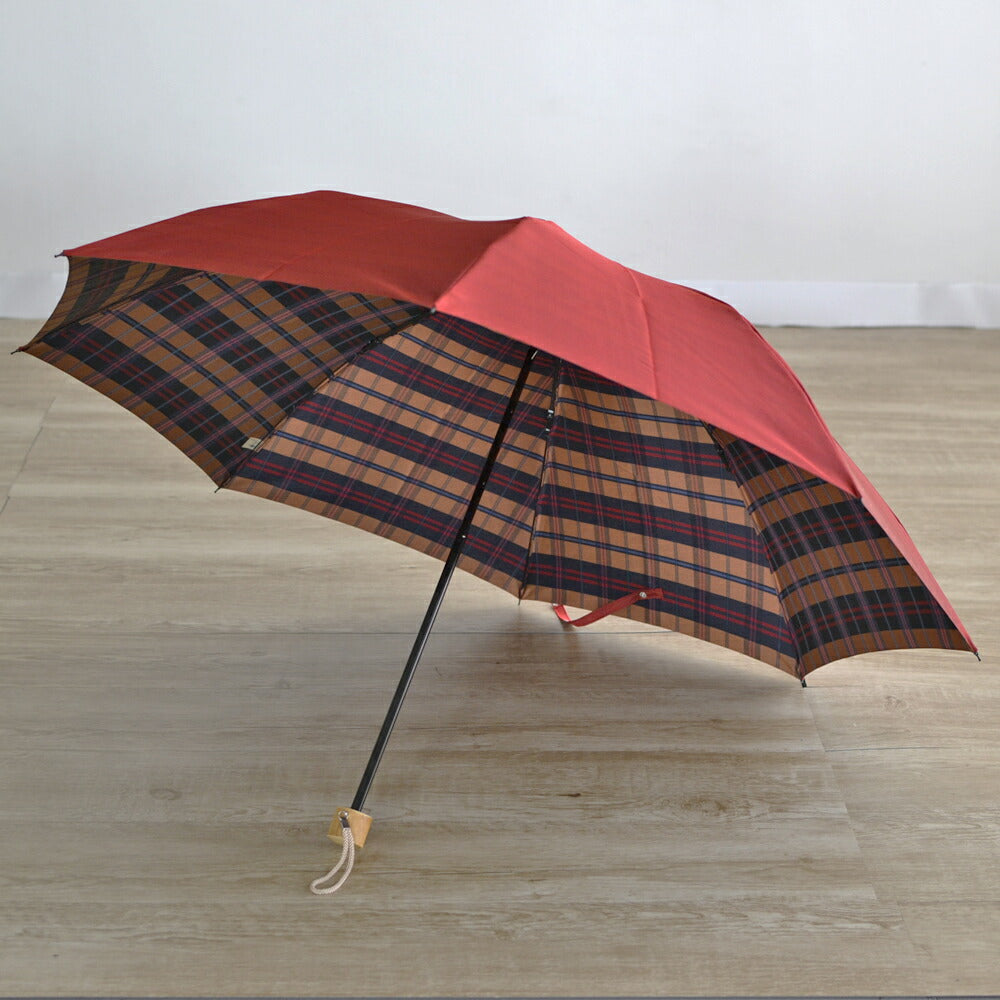 [Best Price] Plaid Folding Umbrella 55cm 8 Ribs