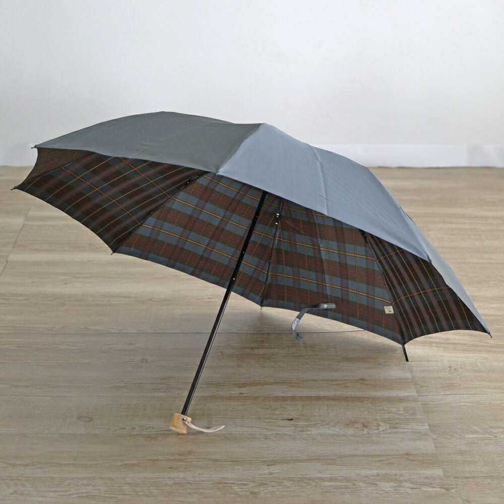 [Best Price] Plaid Folding Umbrella 55cm 8 Ribs